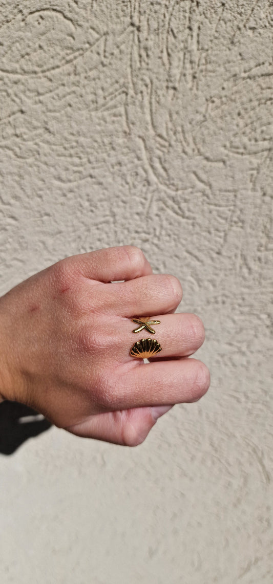 Bague "Luna" - Acier inoxydable