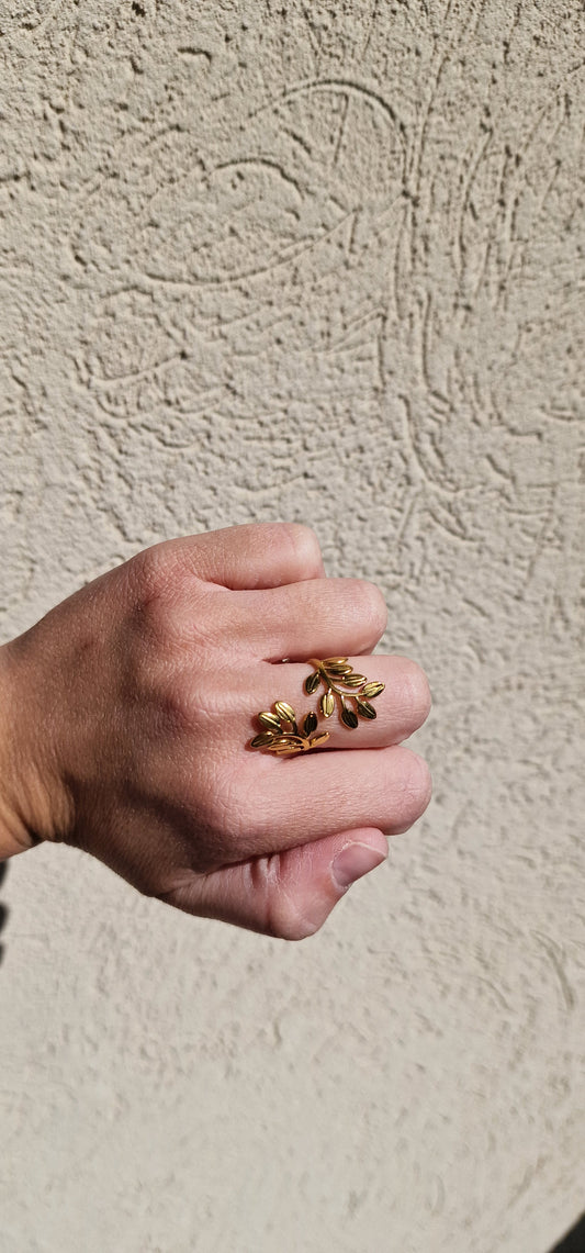 Bague "Aleyna"- Acier inoxydable