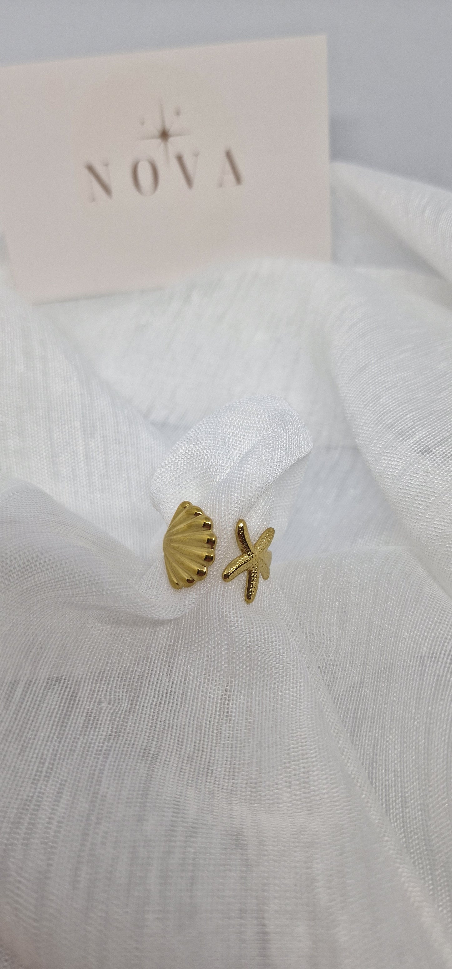 Bague "Luna" - Acier inoxydable