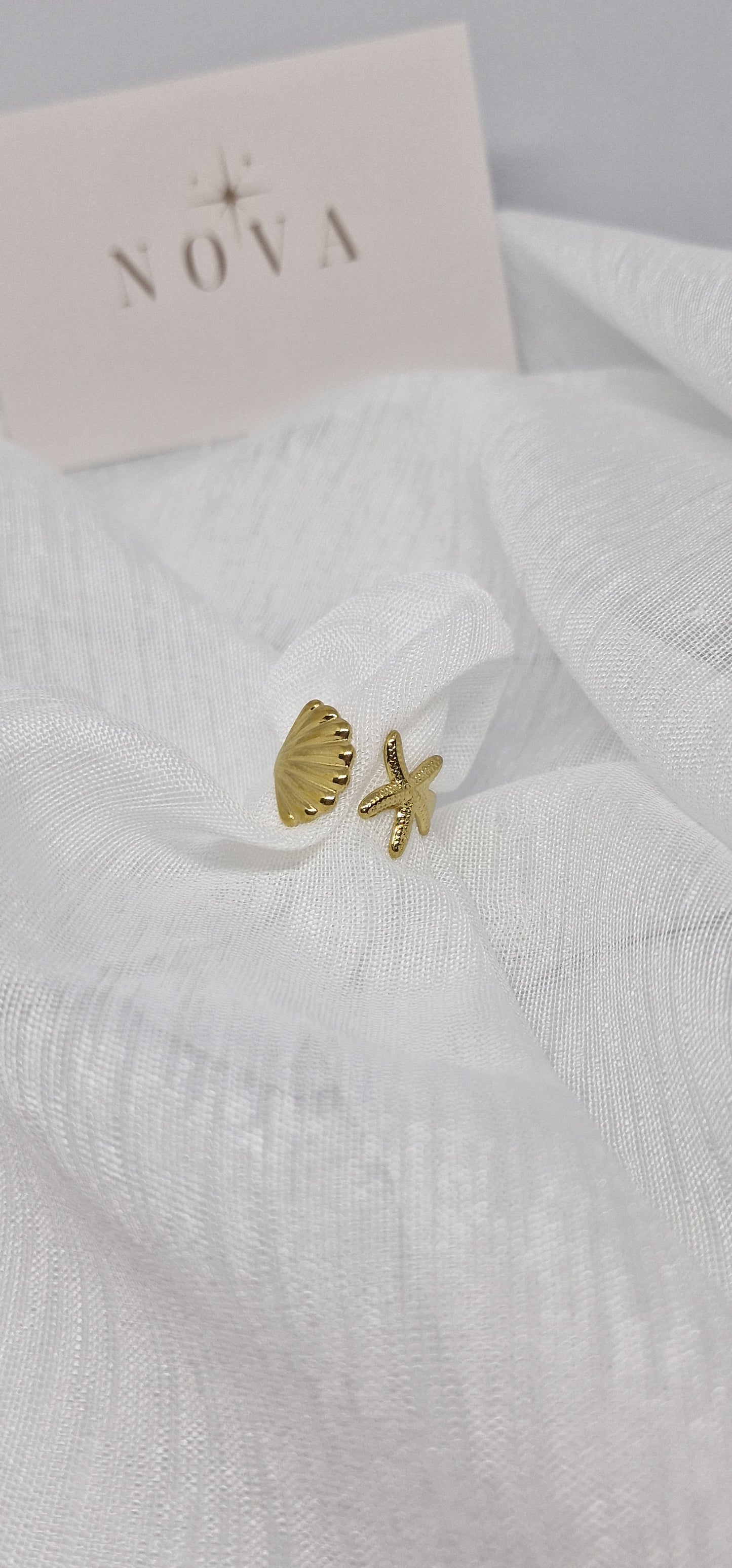 Bague "Luna" - Acier inoxydable