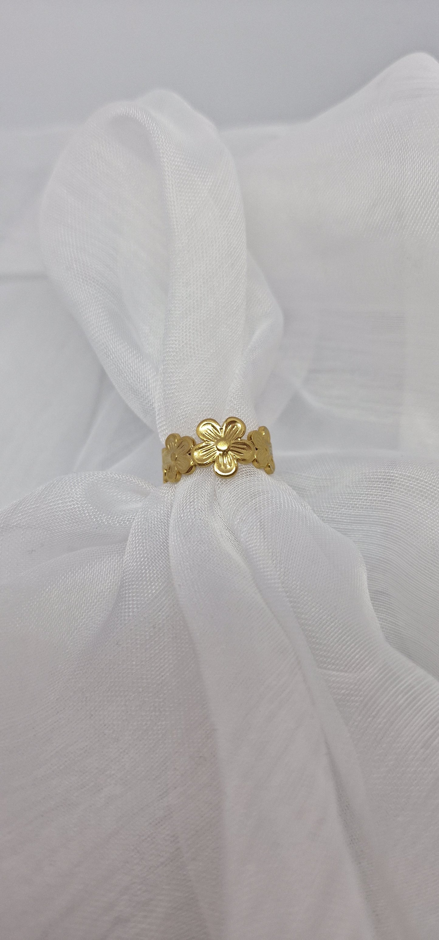 Bague "Nouméa" - Acier inoxydable